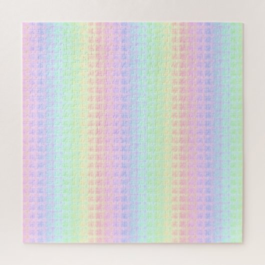 Quirky Boho Kawaii Schattigee Funky Pastel Regenbo Legpuzzel (Verticaal)