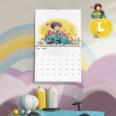 Quirky Boy & Dinosaur Cartoon Kalender