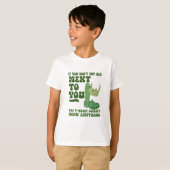 Quirky Cactus Rhino Croc Funny T-Shirt Design (Voorkant volledig)