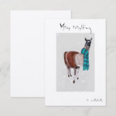 Quirky cards voor geliefden bedankkaart (Voorkant / Achterkant)