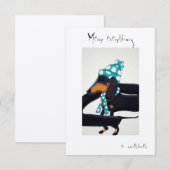 Quirky cards voor geliefden bedankkaart (Voorkant / Achterkant)