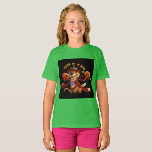 Quirky Cartoon T-Shirts: Voeg een Splash of Fun to T-shirt (Voorkant volledig)