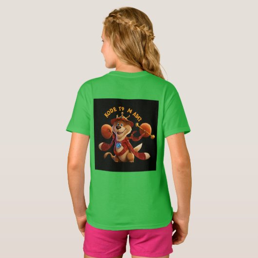 Quirky Cartoon T-Shirts: Voeg een Splash of Fun to T-shirt (Achterkant volledig)