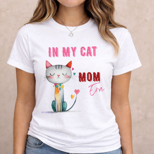 Quirky Cat Mom Gift Tri-Blend Shirt