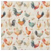 Quirky Cluckers: Whimsy kip Stof (Close Up)