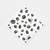 Quirky Coffee Beans "Mmm Coffee" Paper Napkins Servet (Hoek)