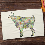 Quirky Colorful Funky Weird Goat Funny Animal Art Theedoek<br><div class="desc">Verfris je keuken niet met deze leuke, kleurrijke, psychedelische kunstgeit. Geiten houden ervan op dingen te klimmen, dus waarom zouden we dat concept niet wat verder nemen en de naam van je vriend of familie toevoegen en ze kunnen een staande plaats worden voor deze vreemde, kleurrijke abstracte kunstgeit. Dit eigenaardige...</div>