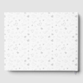 Quirky Couple Guest Book Funny Wedding Waterverf Gastenboek (Achterkant)