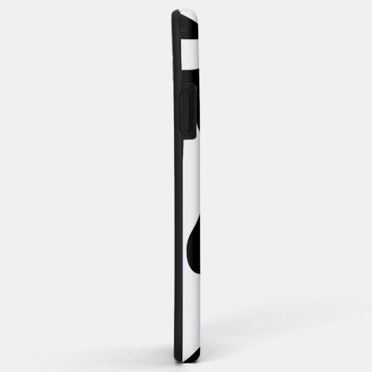 Quirky Cow Pattern Pink Monogram Case-Mate iPhone Case (Achterkant/rechts)