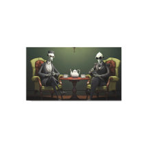 Quirky Creepy twisted tea drink heren