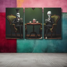 Quirky Creepy twisted tea drink heren