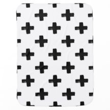 Quirky Crosses Baby Blanket