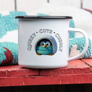 Quirky Cute Cudly Tea Mok   Cadeau Mok Penguin