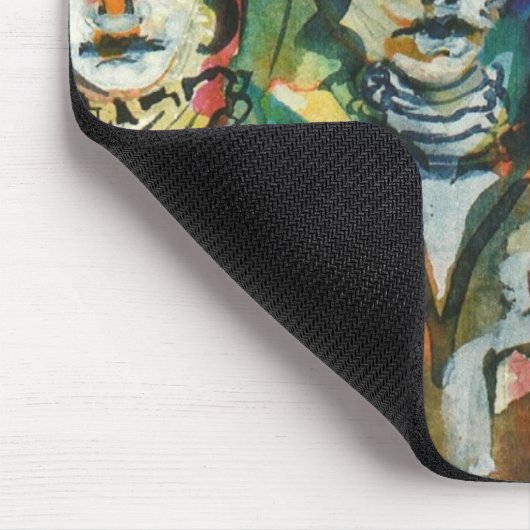 Quirky Dames II Waterverf Mousepad Muismat (Hoek)