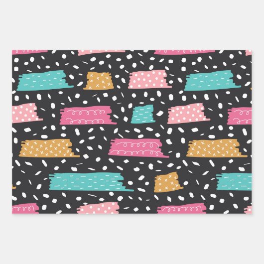 Quirky Designed Inpakpapier Vel (Voorkant)