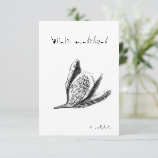 Quirky doles bedankkaart (Staand voorkant)