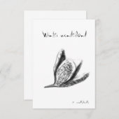 Quirky doles bedankkaart (Voorkant / Achterkant)