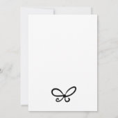 Quirky Drinks Tower Coquette Bow Baby Shower Kaart (Achterkant)