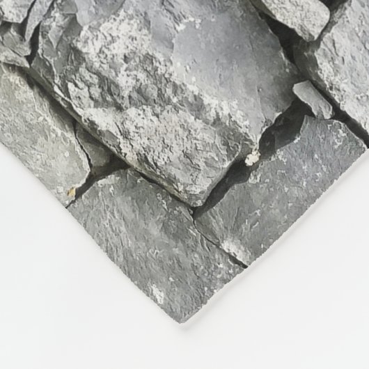 Quirky Dry Stone Wall Fleece Deken (Hoek)