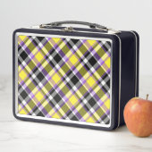 Quirky Eclectische Boho Nonbinary Plaid Pride Vlag (In situ)
