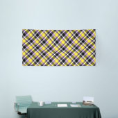 Quirky Eclectische Boho Nonbinary Plaid Pride Vlag Spandoek (Beurs)