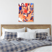 Quirky eenden in Byron Bay Australië — reisafdruk Canvas Afdruk (Insitu (Slaapkamer))