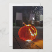 Quirky Euro-Chic Halloween Party Invitation Kaart (Achterkant)