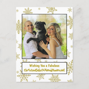 Quirky Fun All Inclusive Holiday Seasonal Feestdagenkaart