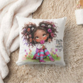 Quirky Girl Dream Like A Unicorn Sierkussen (Deken)