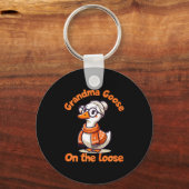 Quirky Goose Creations Funny Grandma Goose On The  Sleutelhanger (Voorkant)