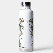 QUIRKY GREEN HOLIDAY CHRISTMAS REINDEER AND LIGHTS WATERFLES (Rechts)