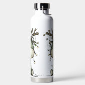 QUIRKY GREEN HOLIDAY CHRISTMAS REINDEER AND LIGHTS WATERFLES (Links)