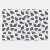 Quirky Guinea Fowl Bird Pattern Inpakpapier Vel (Voorkant 2)