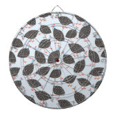 Quirky Guinee Fowl Pattern Dartbord (Voorkant)