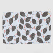 Quirky Guinee Fowl Pattern Golfhanddoek (Horizontaal)