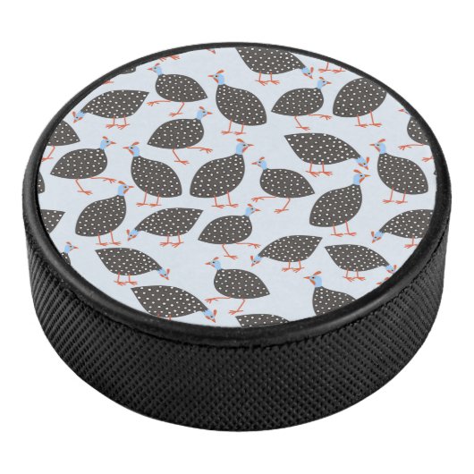 Quirky Guinee Fowl Pattern Hockey Puck (3/4)