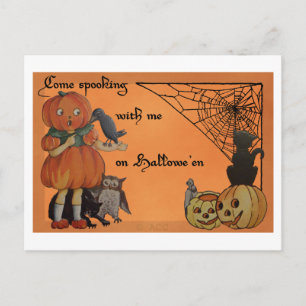 Quirky Halloween Briefkaart