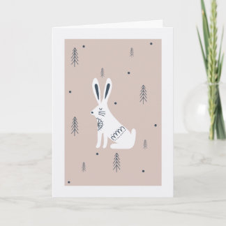 Quirky Hare Easter Card Kaart