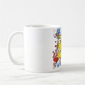 Quirky Humor voor hedendaags ontwerp Koffiemok (Links)