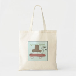 Quirky Illustrated Abe Lincoln Tote Bag