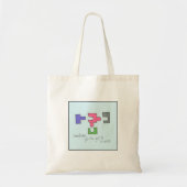 Quirky Illustrated Sometimes You've Got To Guess Tote Bag (Voorkant)