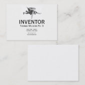 Quirky  Inventor Visitekaartje (Voorkant / Achterkant)