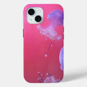 Quirky Jellyfish in the Pink Water Case-Mate iPhone Case (Achterkant)
