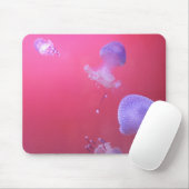 Quirky Jellyfish in the Pink Water Muismat (Met muis)