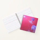 Quirky Jellyfish in the Pink Water Notitieboek (Binnen)