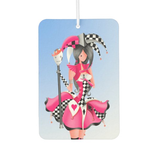 Quirky Jester en puppet king Luchtverfrisser (Voorkant)