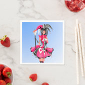 Quirky Jester en puppet king Servet (Insitu)