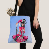 Quirky Jester en Puppet King Tote Bag (Dichtbij)