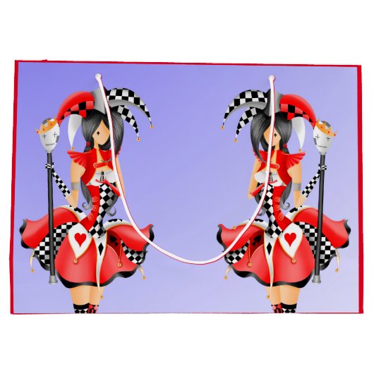 Quirky Jester & Puppet King Groot Cadeauzakje (Achterkant)