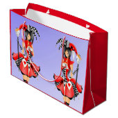 Quirky Jester & Puppet King Groot Cadeauzakje (Achterkant Gekanteld)